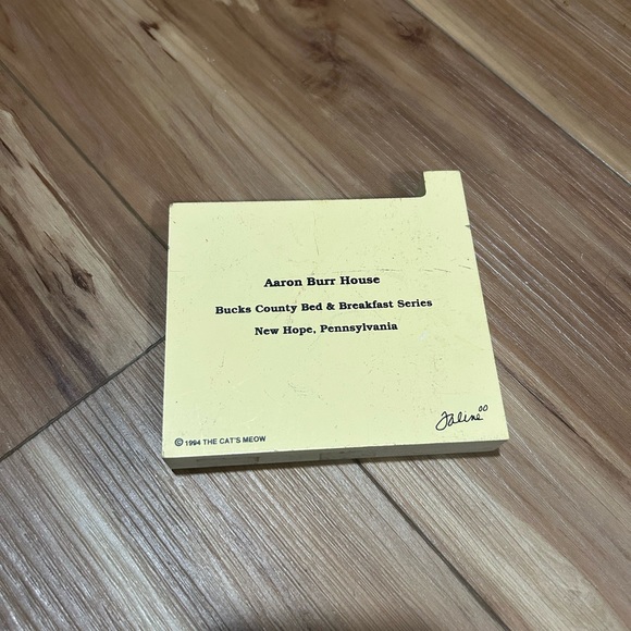 Vintage Cats Meow Village Aaron Burr House made 1994 - Picture 2 of 2